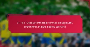 Read more about the article 3-1-4-2 Futbola formācija: formas pielāgojumi, pretinieku analīze, spēles scenāriji