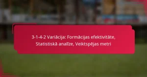 Read more about the article 3-1-4-2 Variācija: Formācijas efektivitāte, Statistiskā analīze, Veiktspējas metri