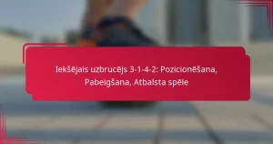 Read more about the article Iekšējais uzbrucējs 3-1-4-2: Pozicionēšana, Pabeigšana, Atbalsta spēle