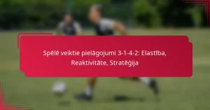 Read more about the article Spēlē veiktie pielāgojumi 3-1-4-2: Elastība, Reaktivitāte, Stratēģija