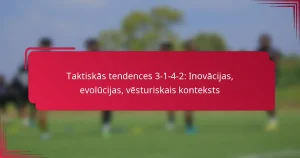 Read more about the article Taktiskās tendences 3-1-4-2: Inovācijas, evolūcijas, vēsturiskais konteksts