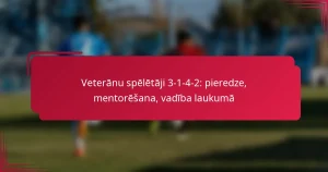 Read more about the article Veterānu spēlētāji 3-1-4-2: pieredze, mentorēšana, vadība laukumā