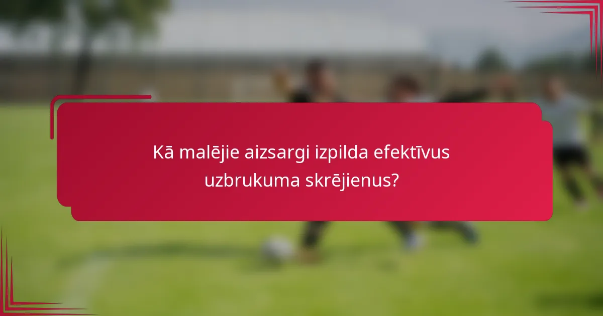 Kā malējie aizsargi izpilda efektīvus uzbrukuma skrējienus?